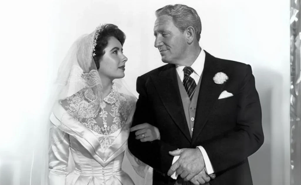 Spencer Tracy and Elizabeth Taylor
