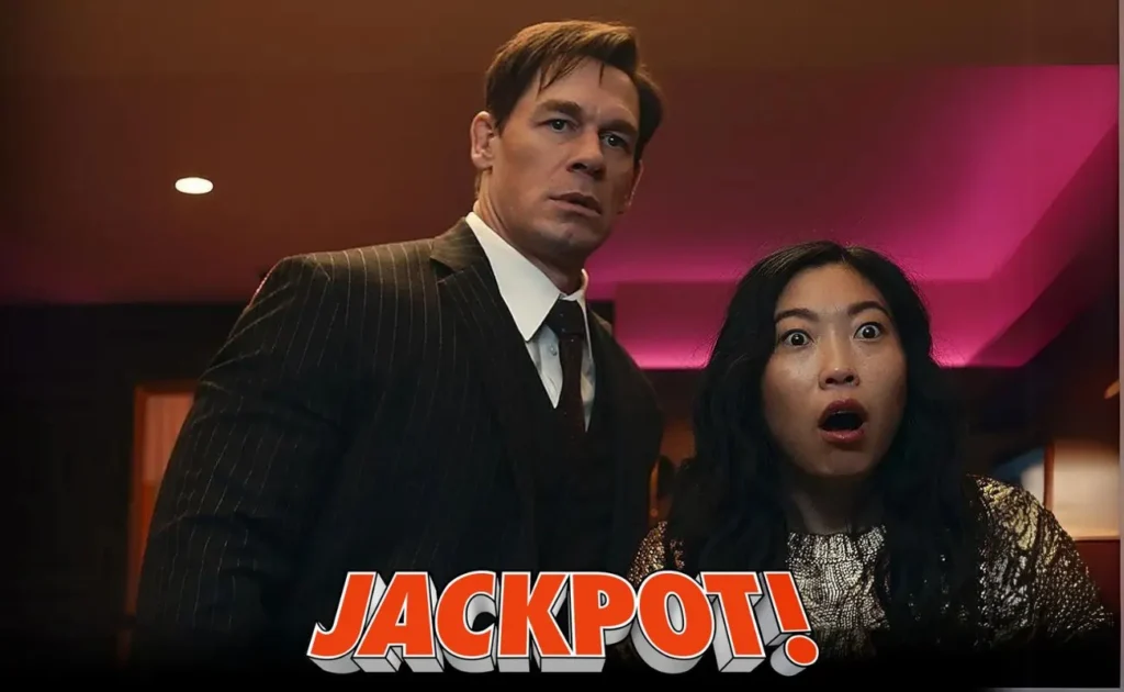 John Cena and Awkwafina in Jackpot! Movie Poster